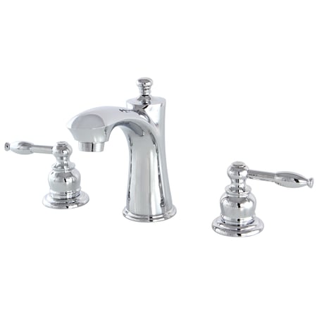 Kingston Brass 8" Widespread Bathroom Faucet, Chrome KB7961KL